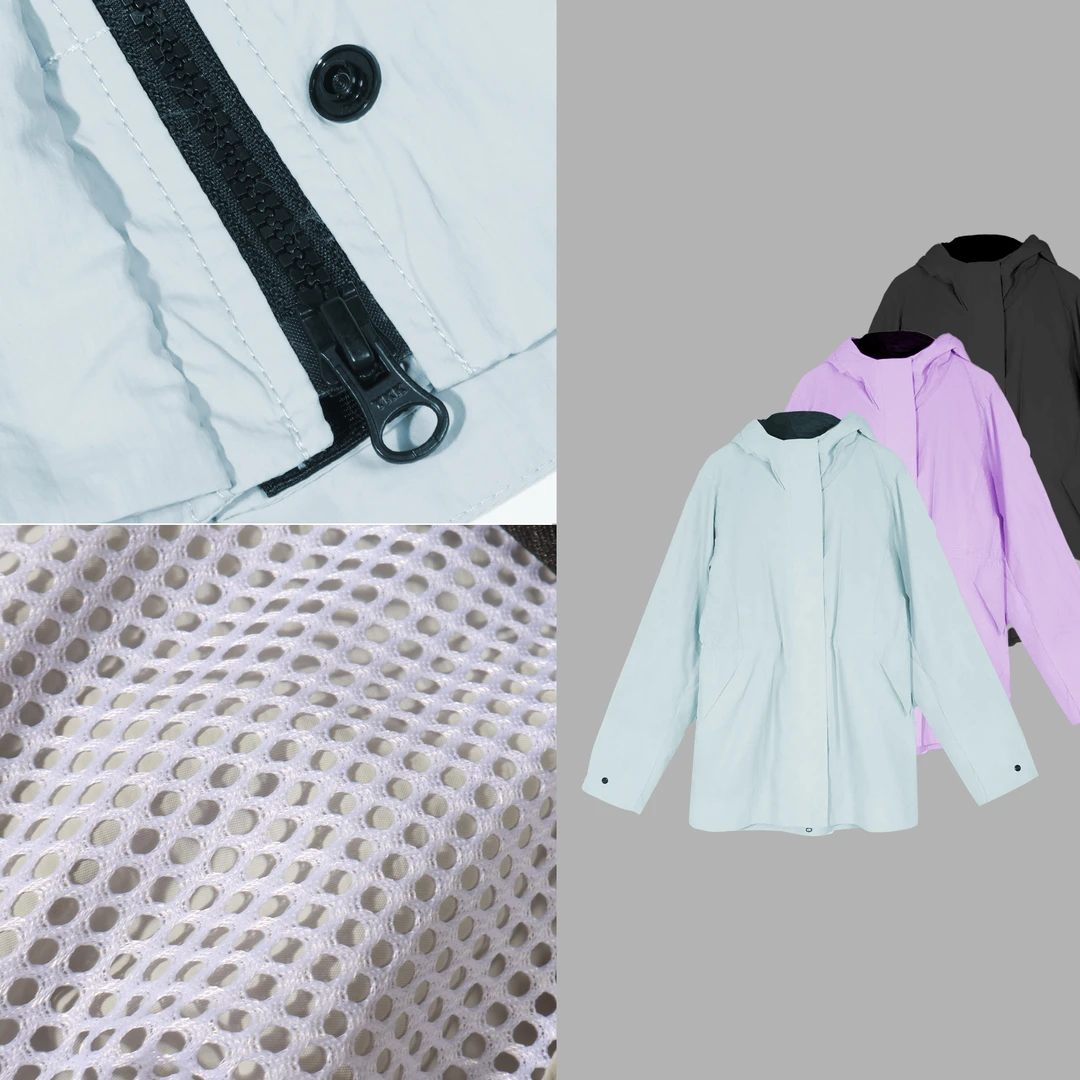 凯特丝蓓3161#【大鄂】经典连帽防风夹克风衣外套