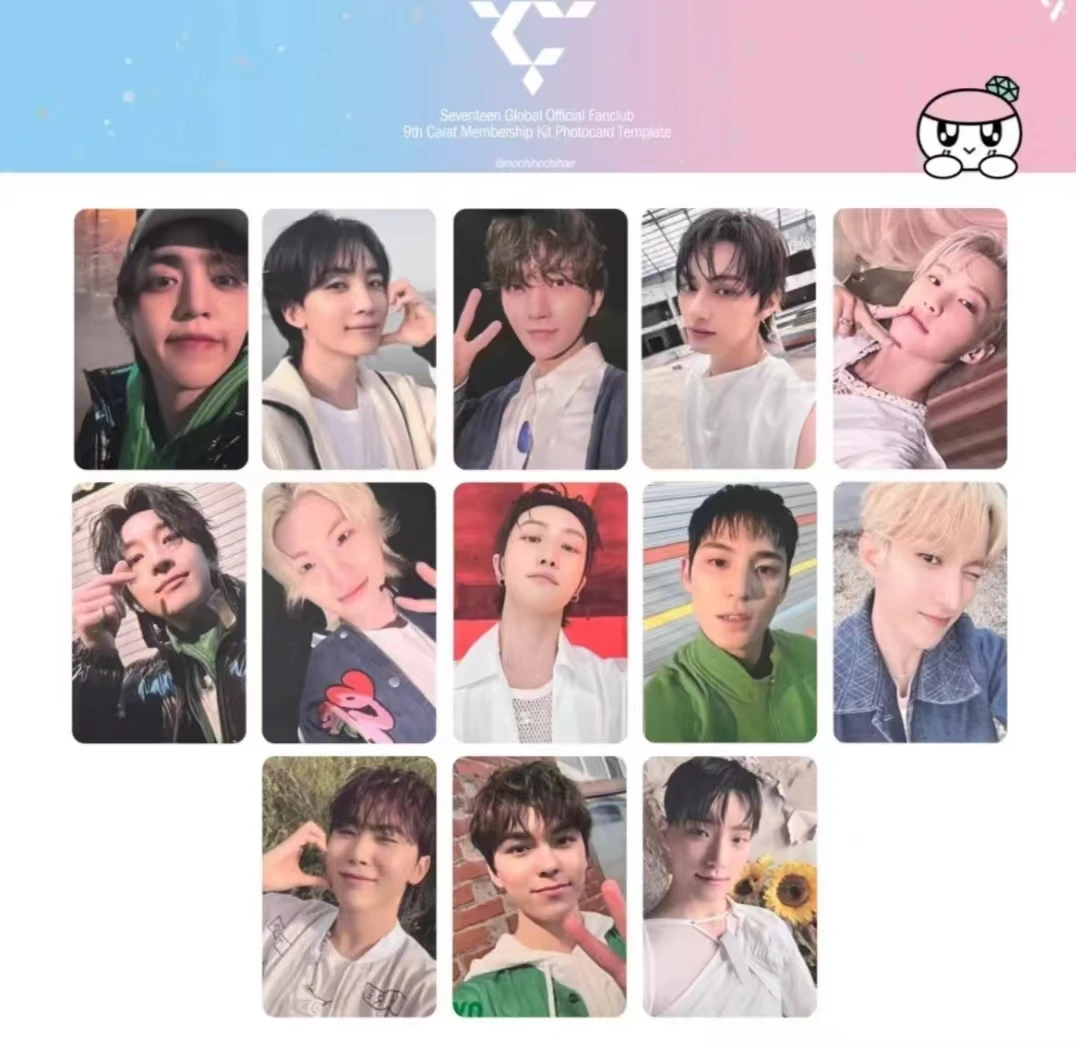 SEVENTEEN九期会员礼小卡