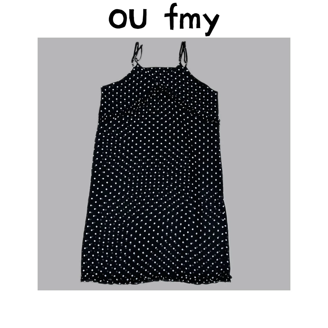 FY6210夏季新款薄款波点吊带罩衫显瘦气质百搭时尚宽松