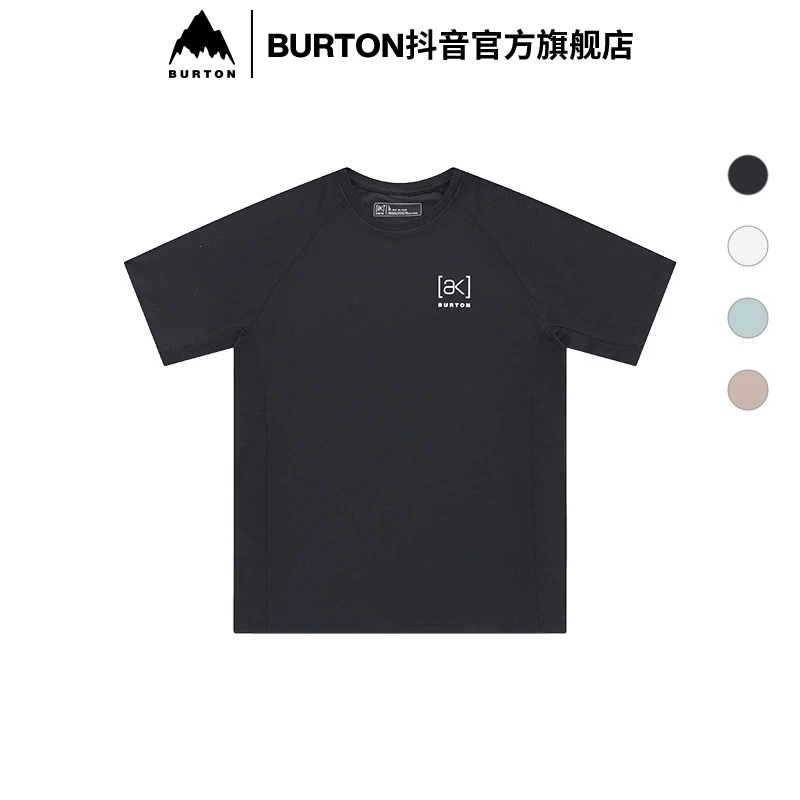 BURTON伯顿夏日户外夏款男士AKPERFORMANCE短袖透气速干T恤