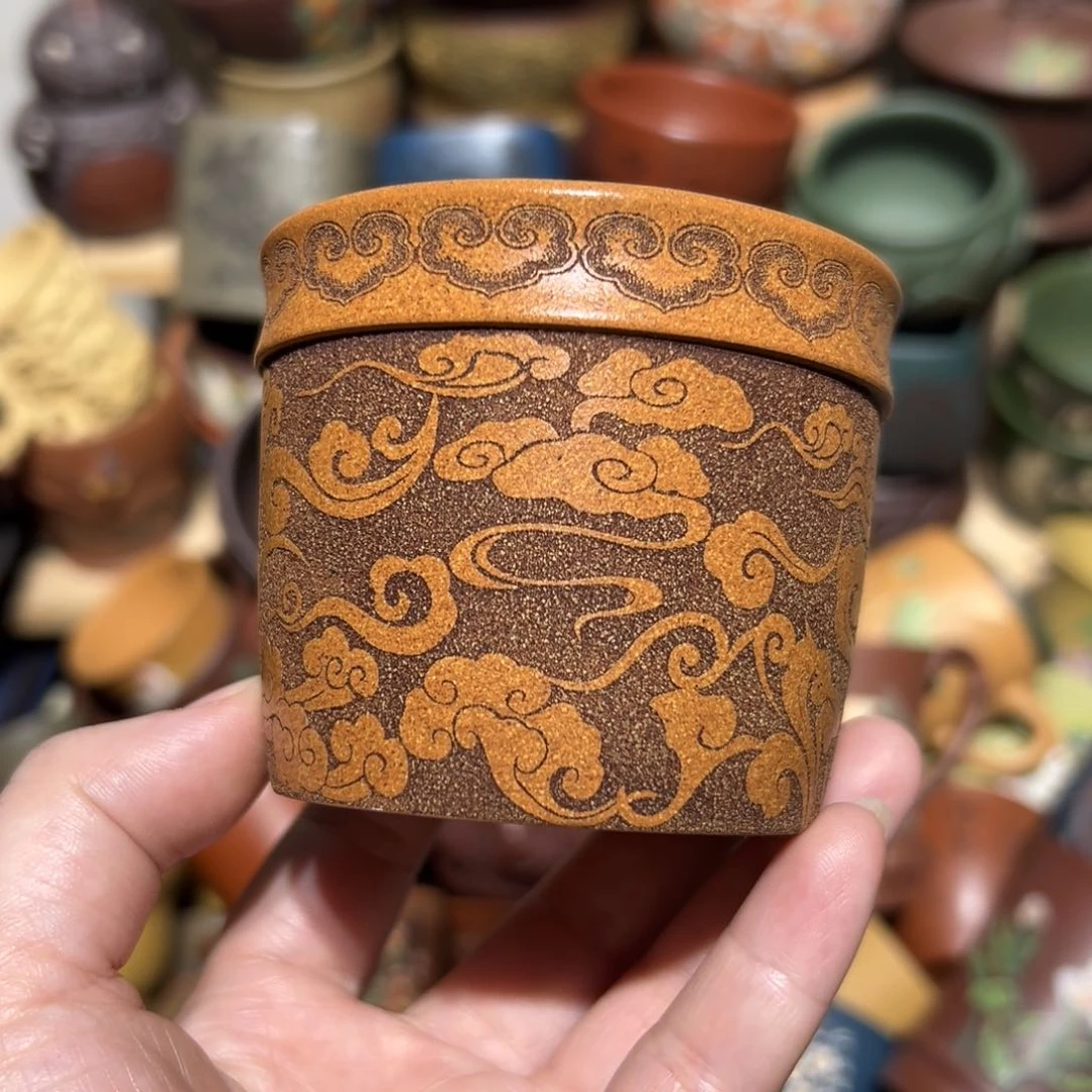 紫砂茶杯宜兴紫砂主人杯