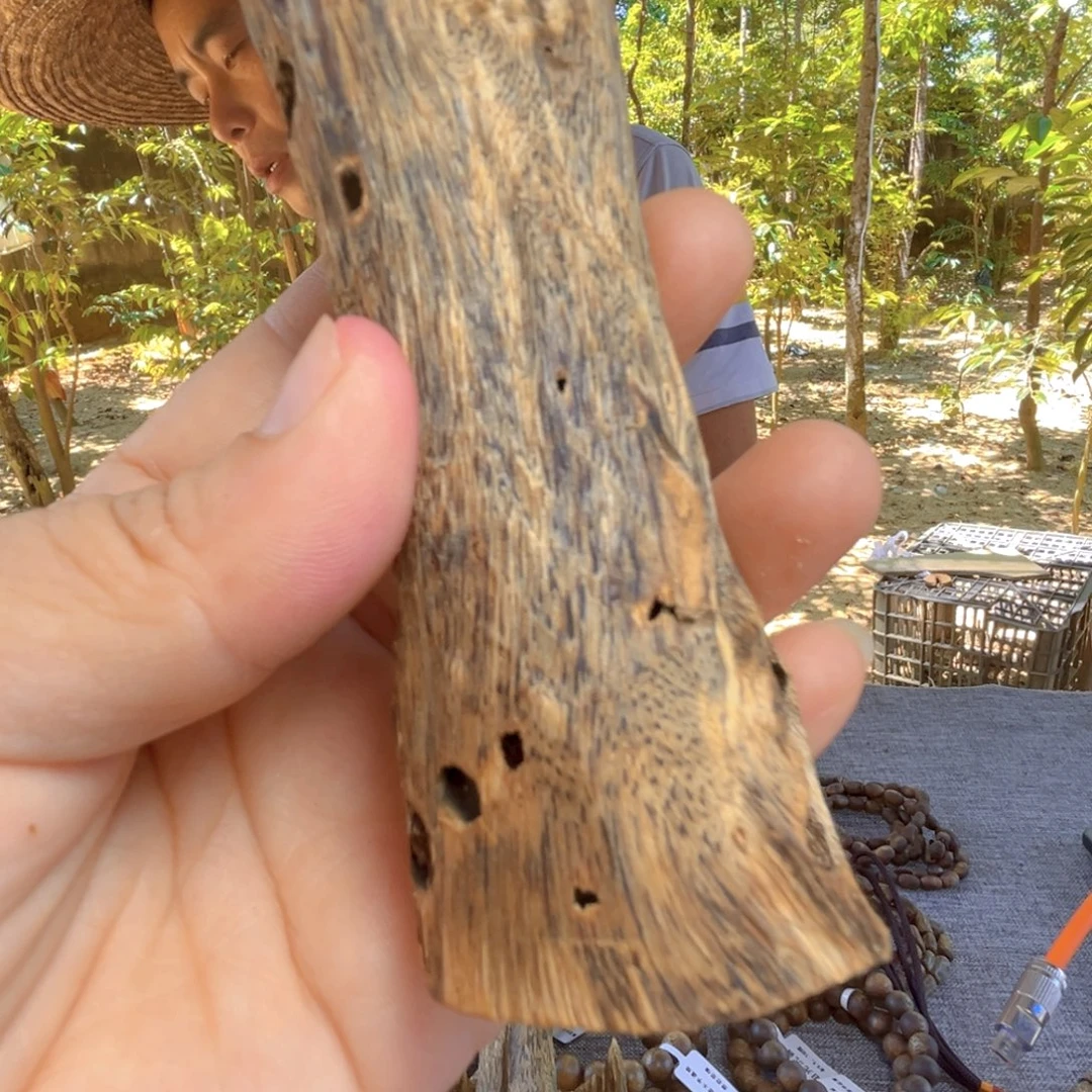 沉香沉香碎屑虫漏34克