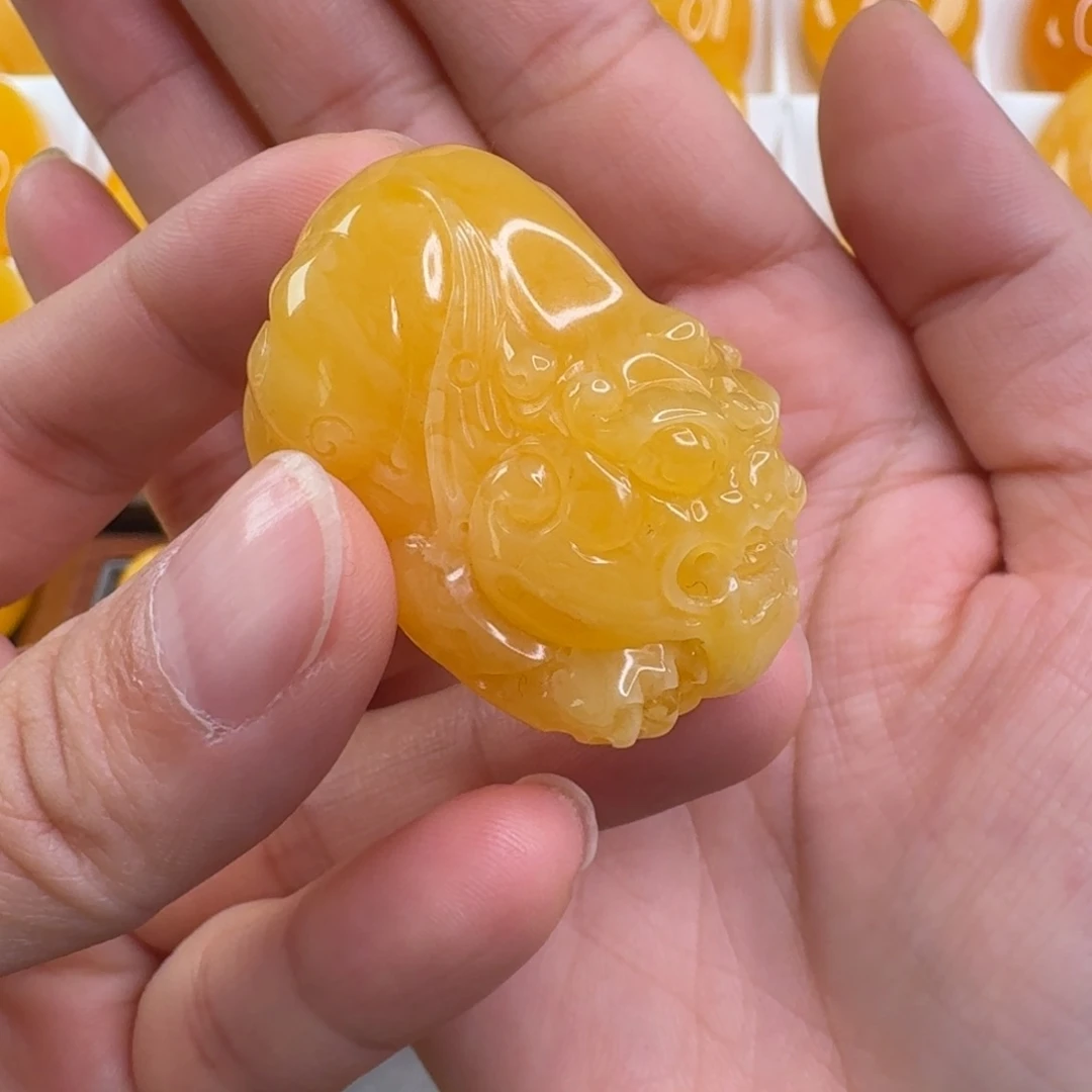 蜜蜡毛衣链未镶嵌