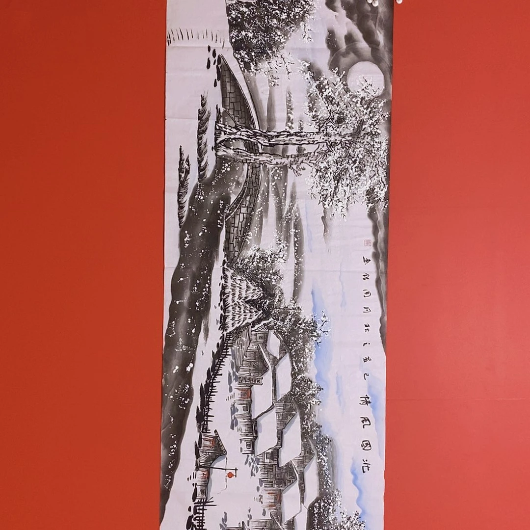 国画山水花鸟国画作品