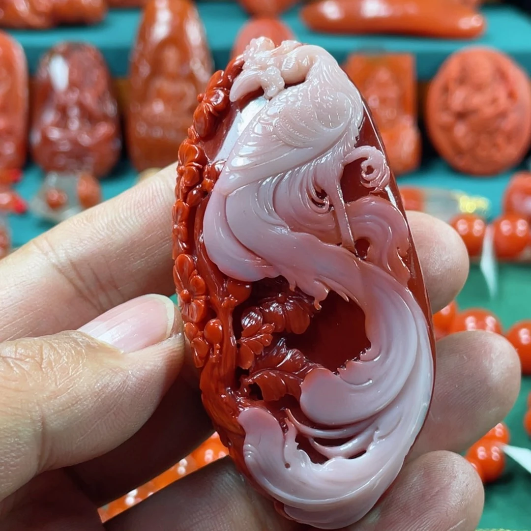 南红玛瑙项链未镶嵌