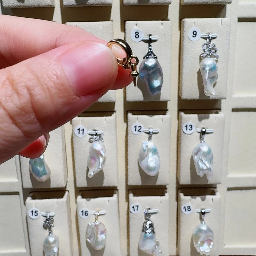 世***甜淡水珍珠未镶嵌颈饰