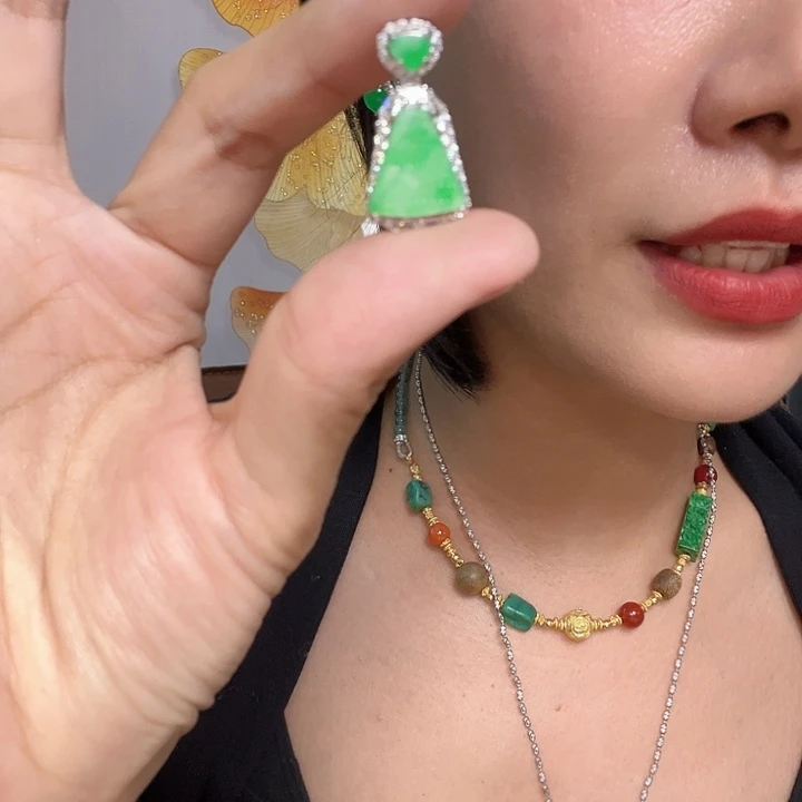 翡翠未镶嵌吊坠(不含链)吊坠