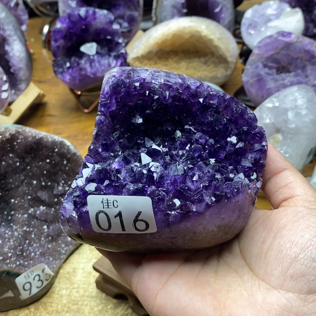 未镶嵌大型摆件（非配饰）紫晶小*婷