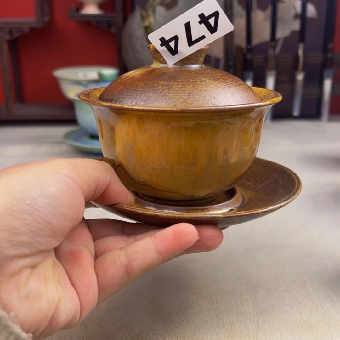 杯子纯手工柴烧主人杯微瑕
