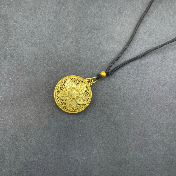 铜合金吊坠 MT33-八宝罗盘福字吊坠2629