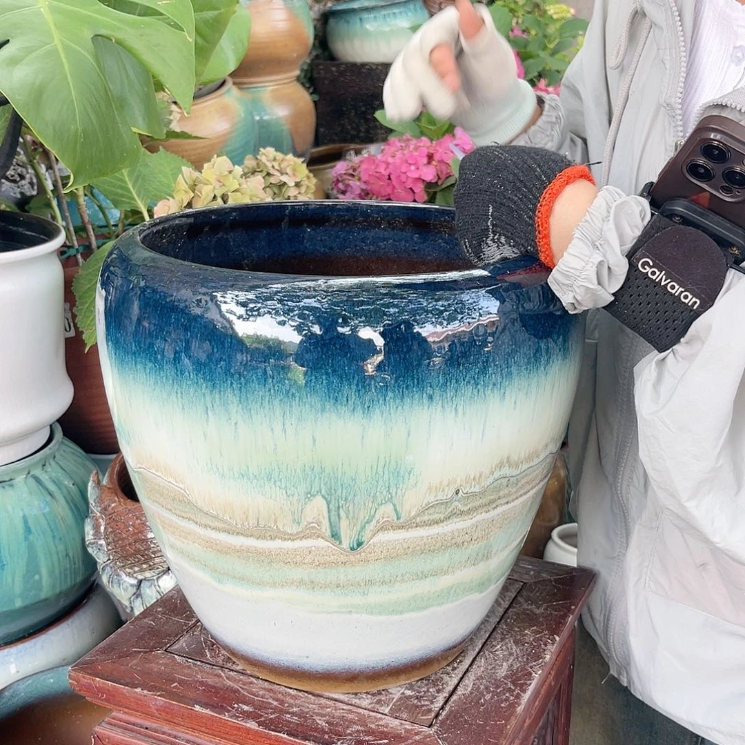 紫砂花盆王嫂花盆直播0604-170高30口26外口30