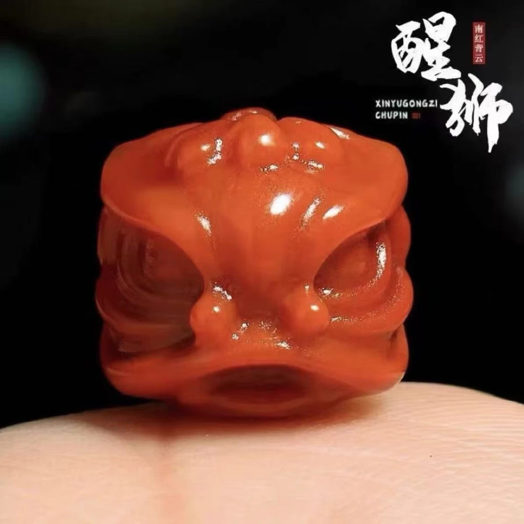 507满色满肉瓦西料醒狮尺寸12*11mm