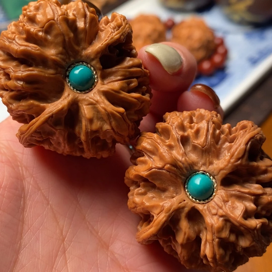 把件文玩核桃43尺寸全品苹果园