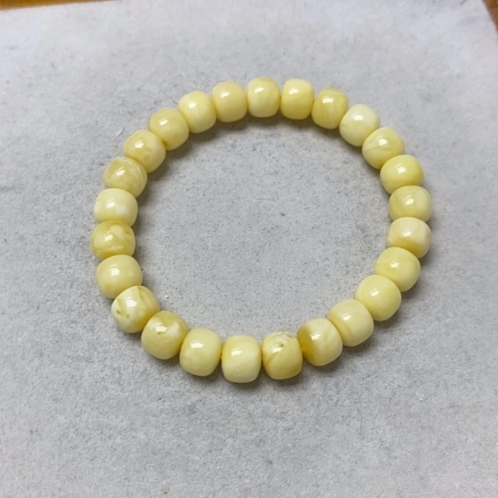 裸石蜜蜡未镶嵌手串