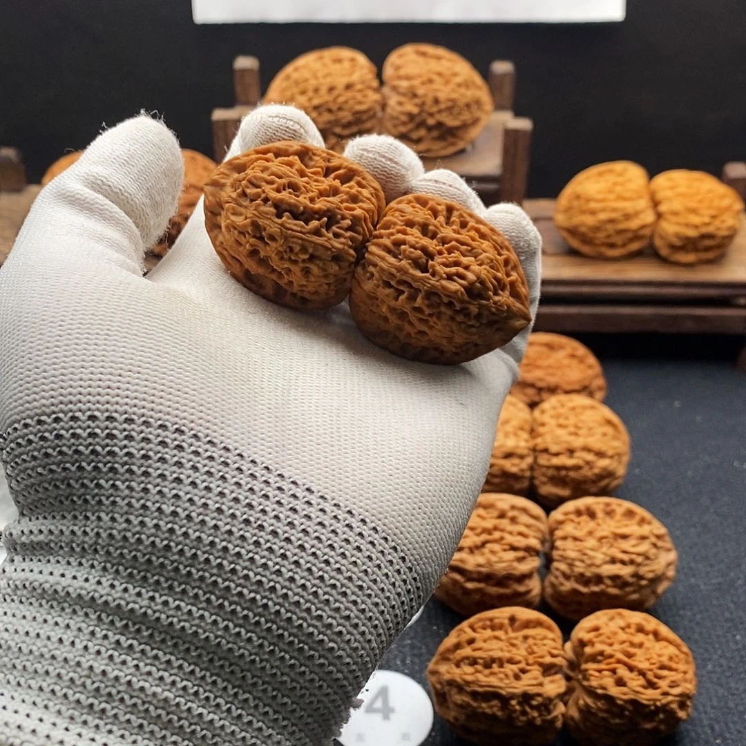 文玩核桃把件36-36-39三角炮涿鹿南疆