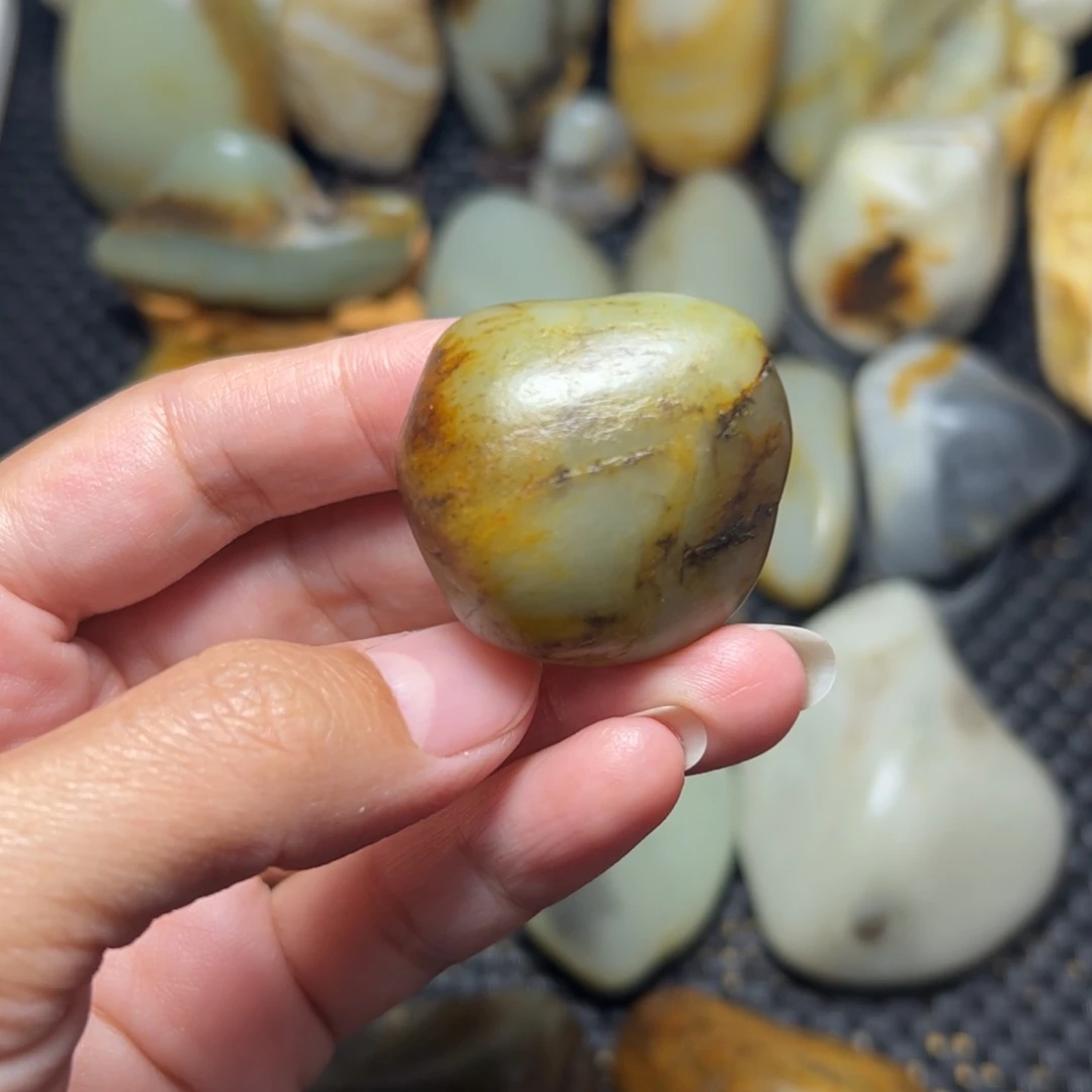 和田玉未镶嵌挂件6