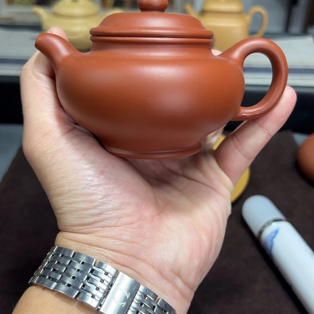 茶壶紫砂微瑕朱泥掇只