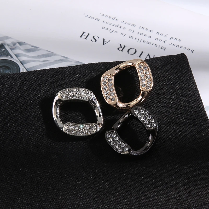 大衣金属扣衣服上衣装饰扣毛衣风衣镶钻异形纽扣外套高档钮扣女士