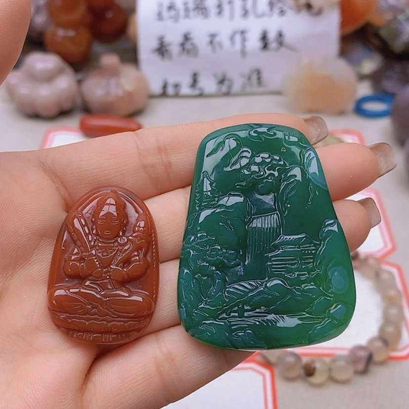 【闪购商品】未镶嵌玛瑙/玉髓珠宝半成品满***?