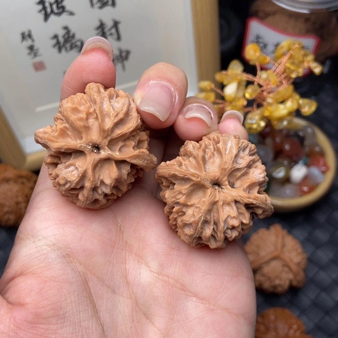 清***酒吊坠文玩核桃苹果园37