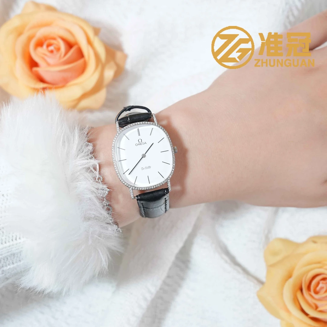 95新 Omega/欧米茄 30*34mm手动机械JM5901碟飞瑞士名表凯3