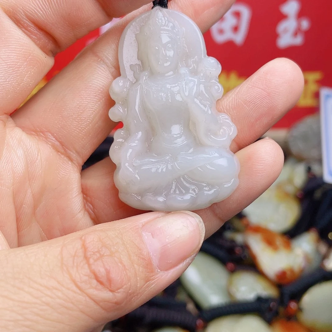 和田玉颈饰未镶嵌