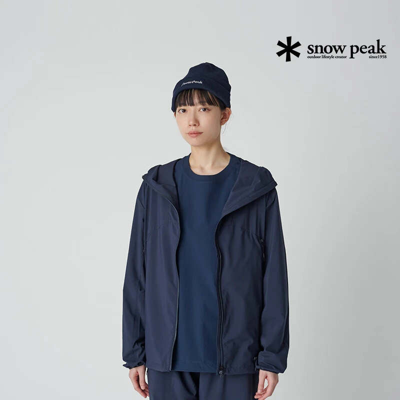 Snow Peak雪峰Shadow Ripstop夹克女款户外穿搭连帽轻薄透气夹克