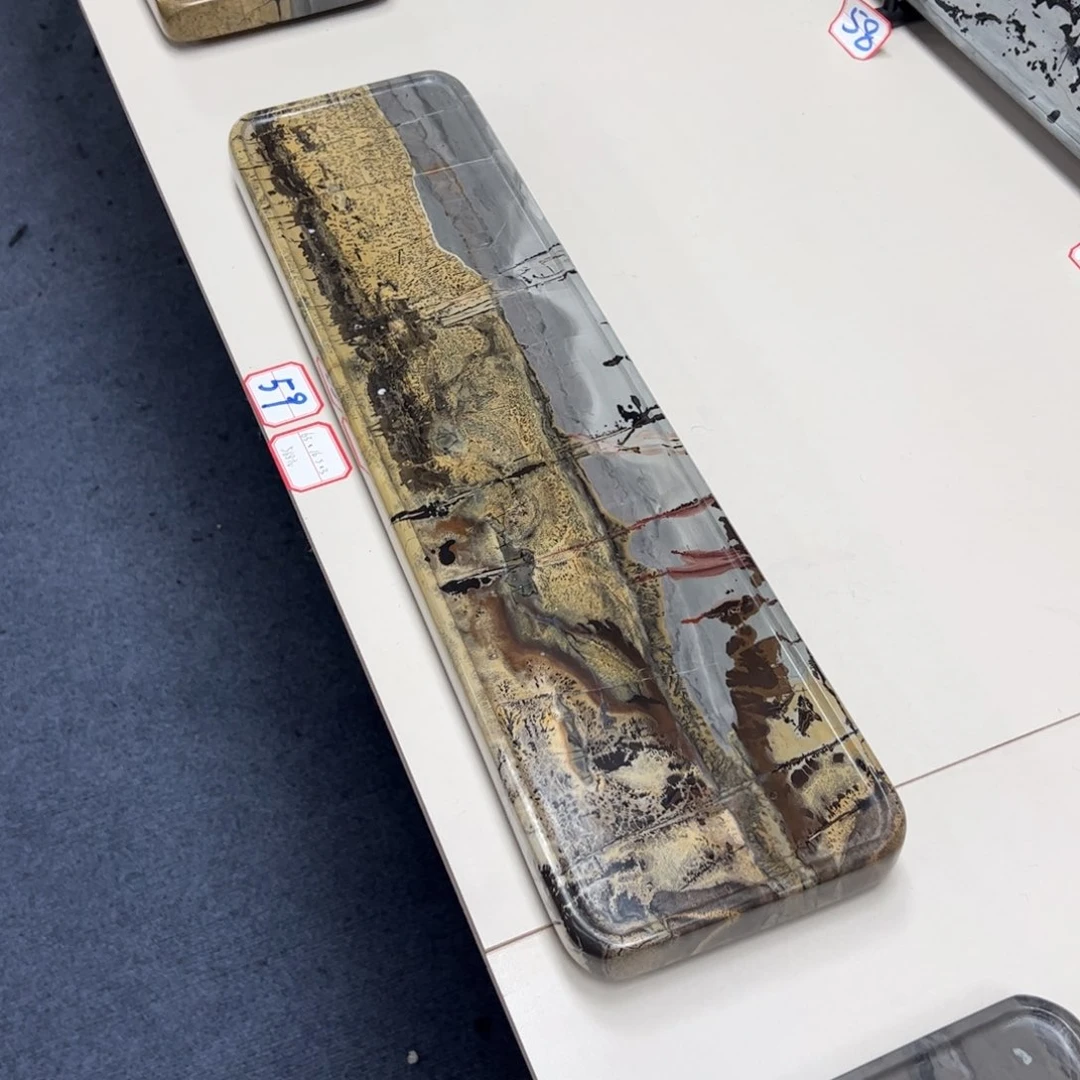 广西石天然国画石干泡台