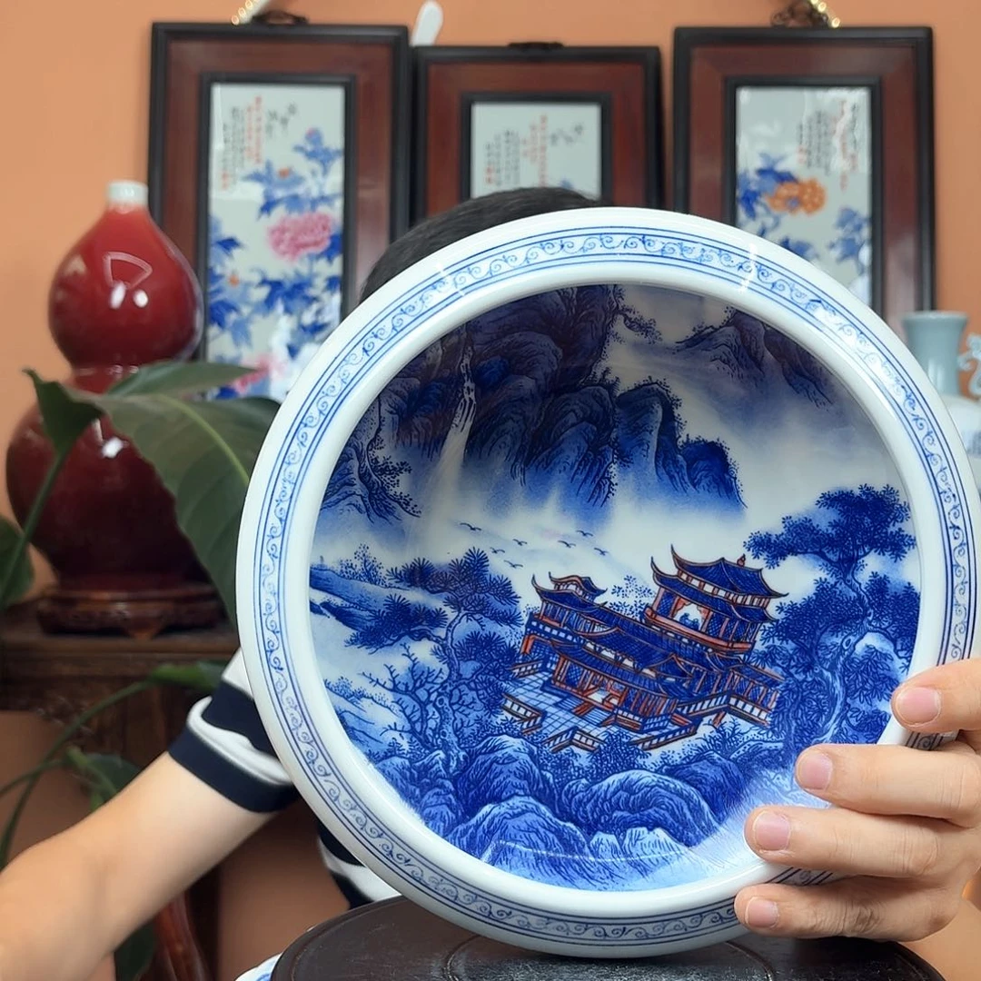 景德镇陶瓷收工笔洗