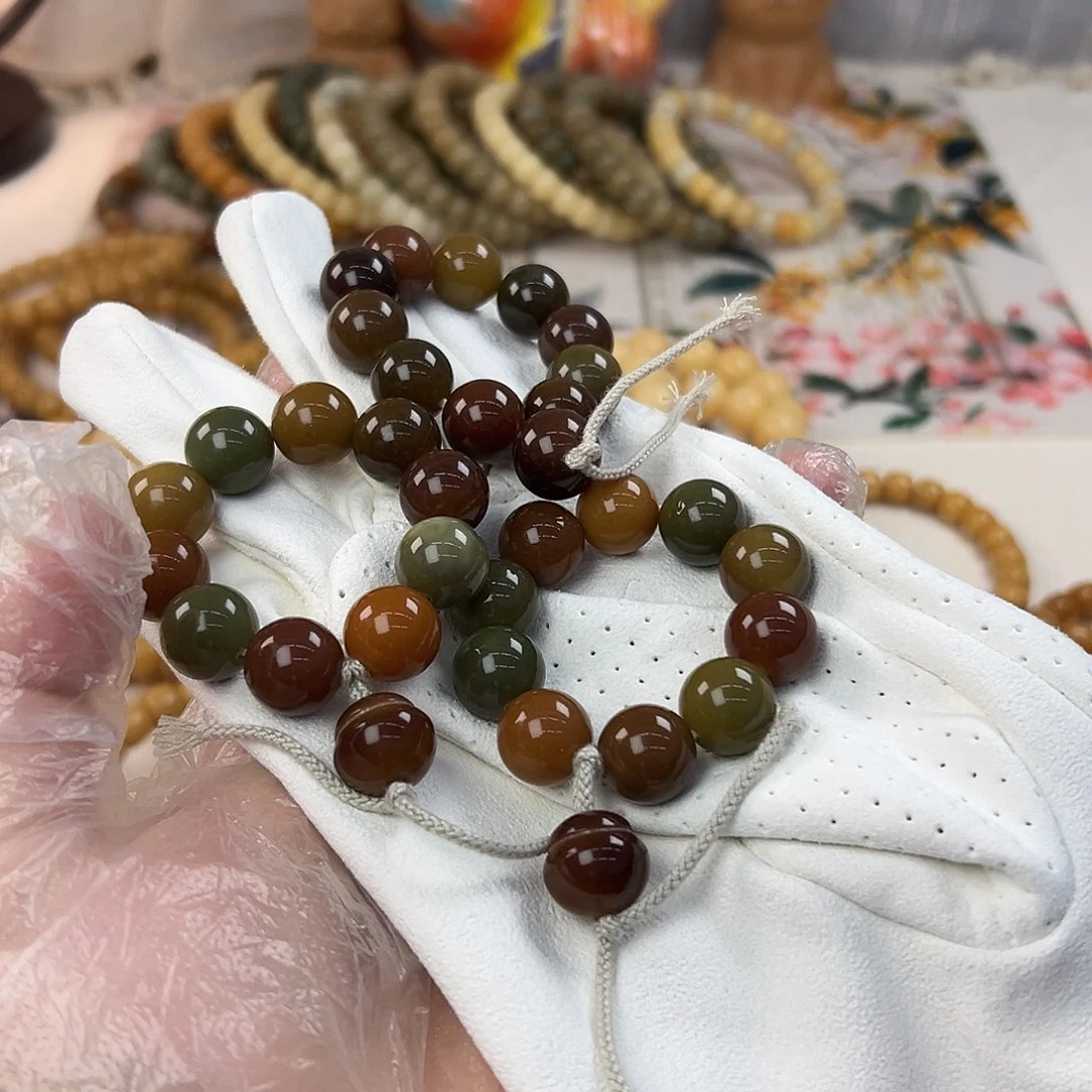 菩提根/象牙果手串13➕多宝圆珠手捻1516一个