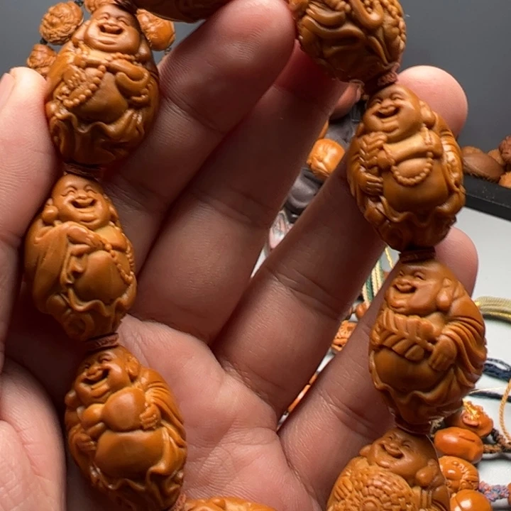 手串/手链橄榄核2.0足尺福利全品精修瑞兽弥勒