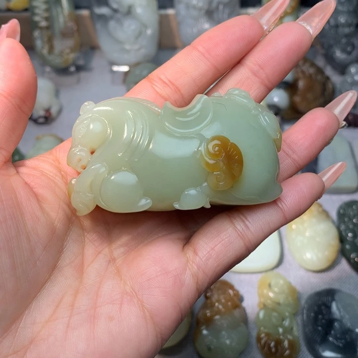 和田玉挂件未镶嵌