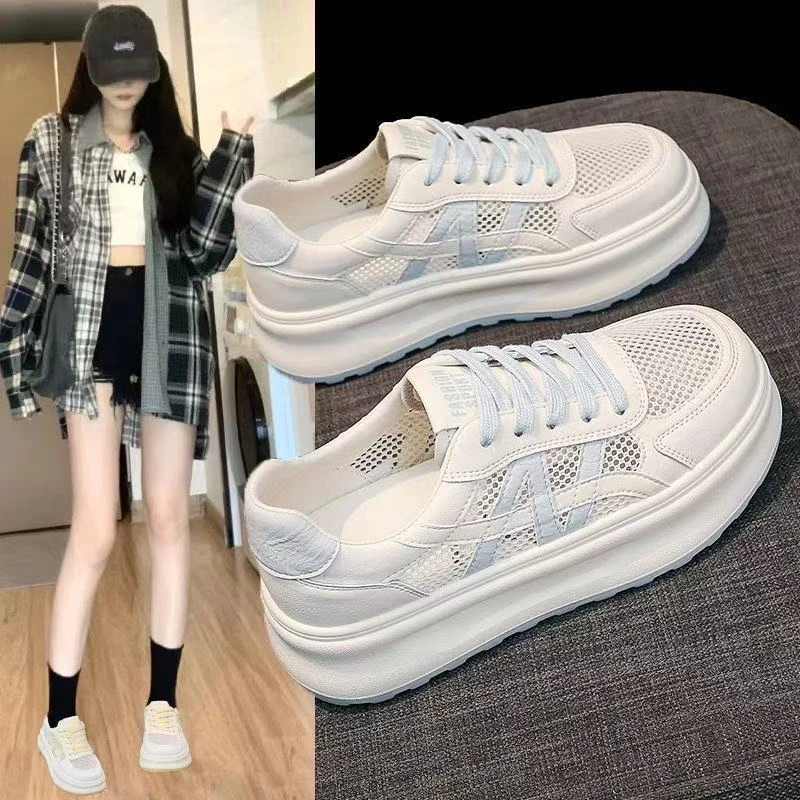 【现货+运费险】夏季新款时尚小白鞋欧货定制女鞋