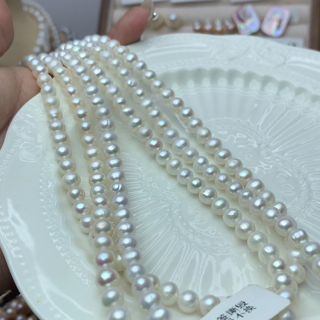 淡水珍珠5-6未镶嵌w86项链