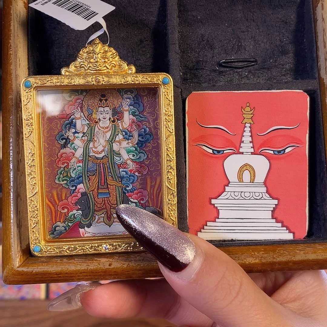 吊坠摩利支天 双面 漏10分钟