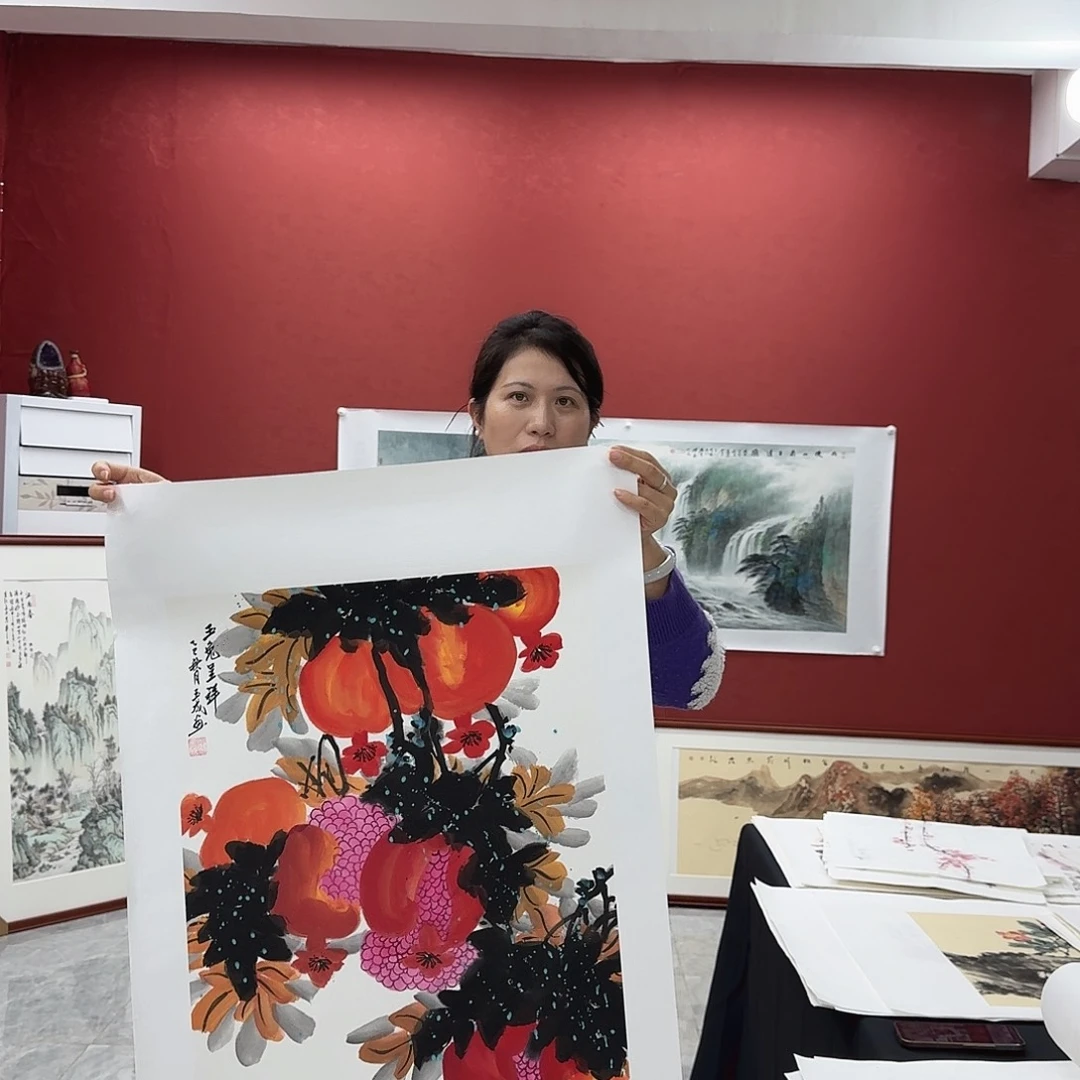 国画国画作品欣赏三尺