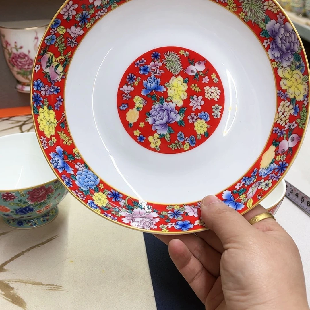 【闪购商品】骨瓷8英寸1深红。。。。。。