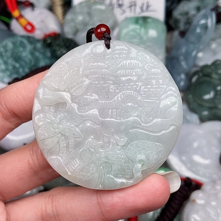 颈饰未镶嵌翡翠翡翠