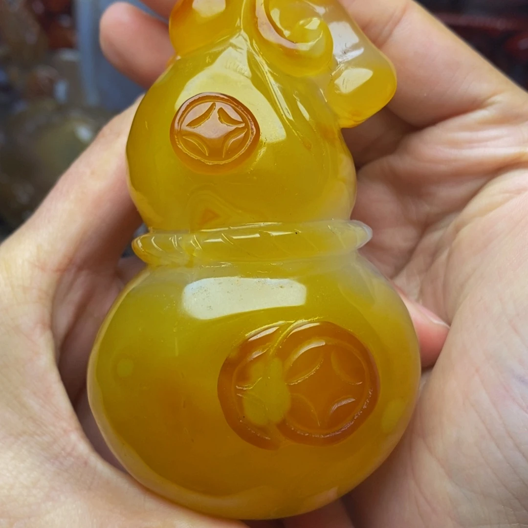 玛瑙/玉髓手把件未镶嵌