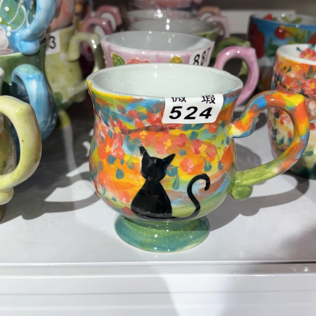 景德镇手绘高温釉下彩陶瓷茶具