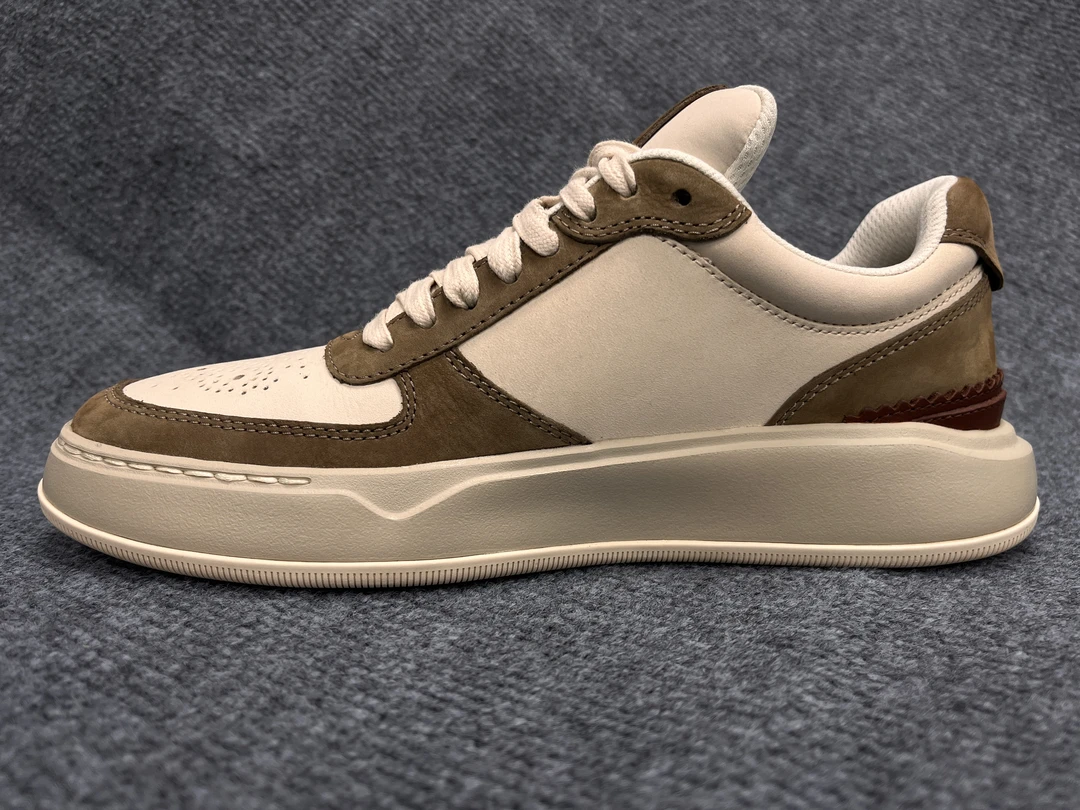 ColeHaan/歌涵男款透气系带牛皮休闲板鞋 C38037默认微瑕
