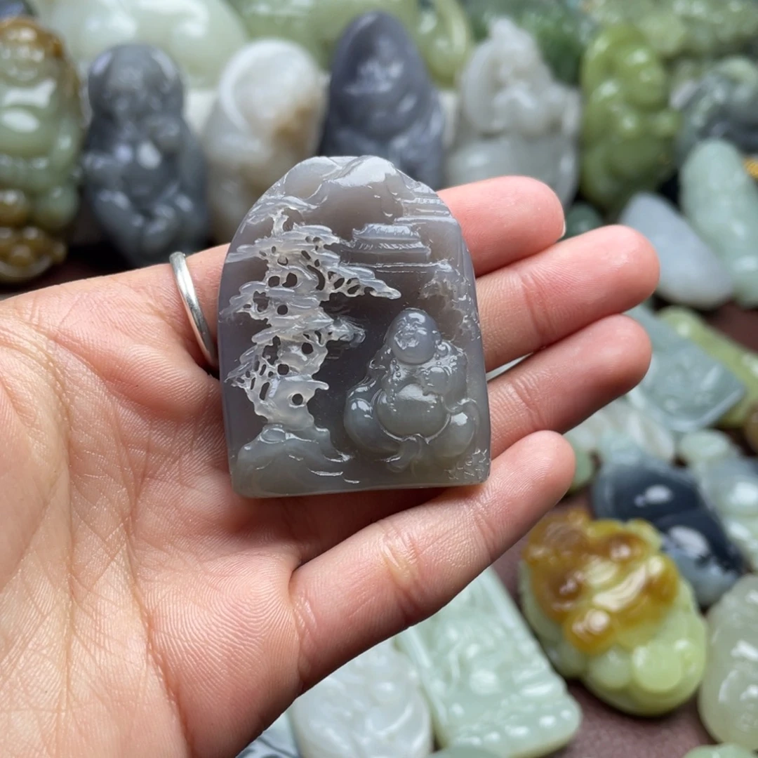 和田玉颈饰未镶嵌