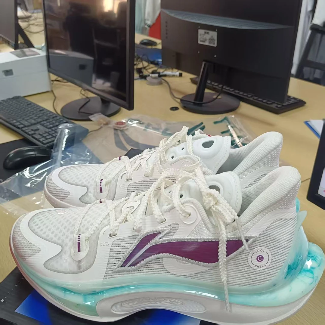 《B品以直播展示为准》右脚边脏(X1321）李宁男子运动鞋ABAT021-52