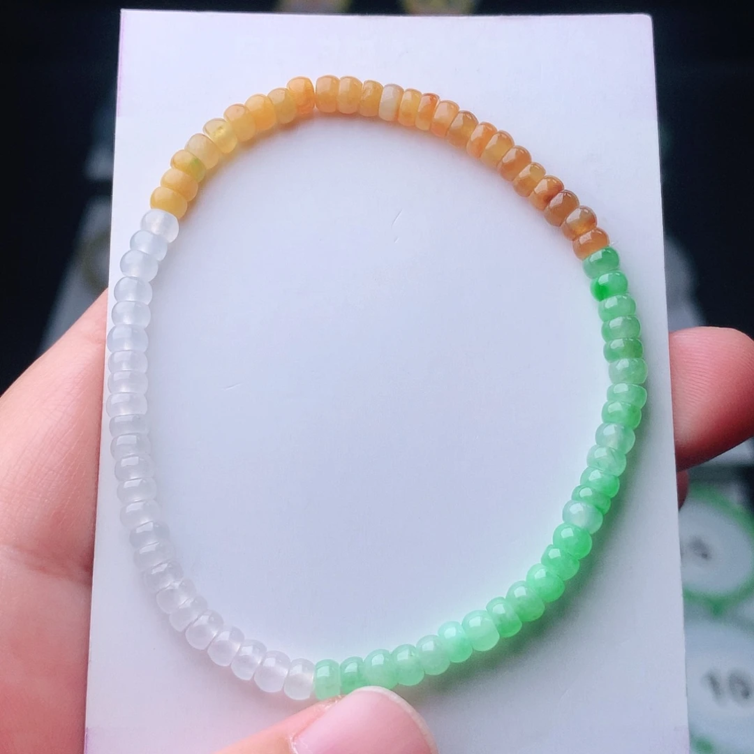 翡翠未镶嵌手链翡翠