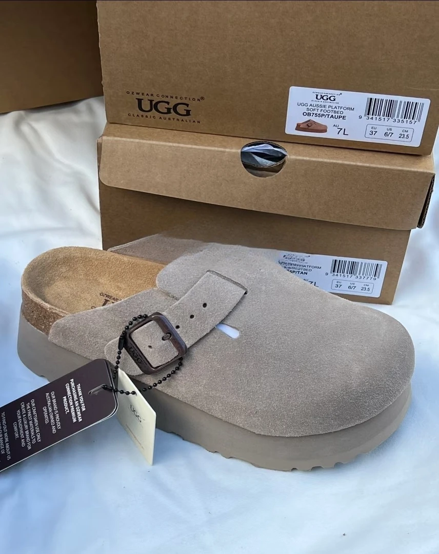 ozwer ugg厚底勃肯 休闲时尚