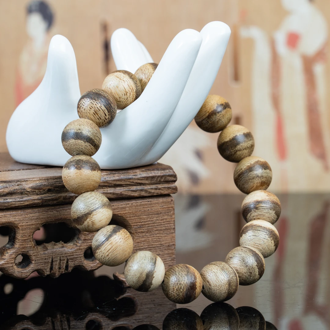 海南虎斑沉香1.2*17颗单圈-01010252-250208