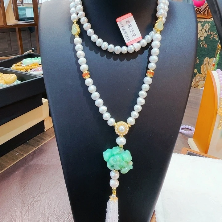 淡水珍珠颈饰未镶嵌项链