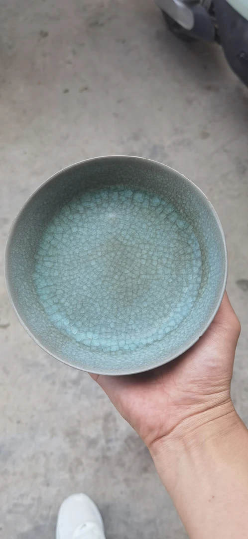 汝瓷笔洗摆件一个