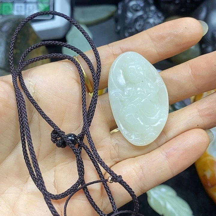 平***爸未镶嵌和田玉（糖玉）挂件