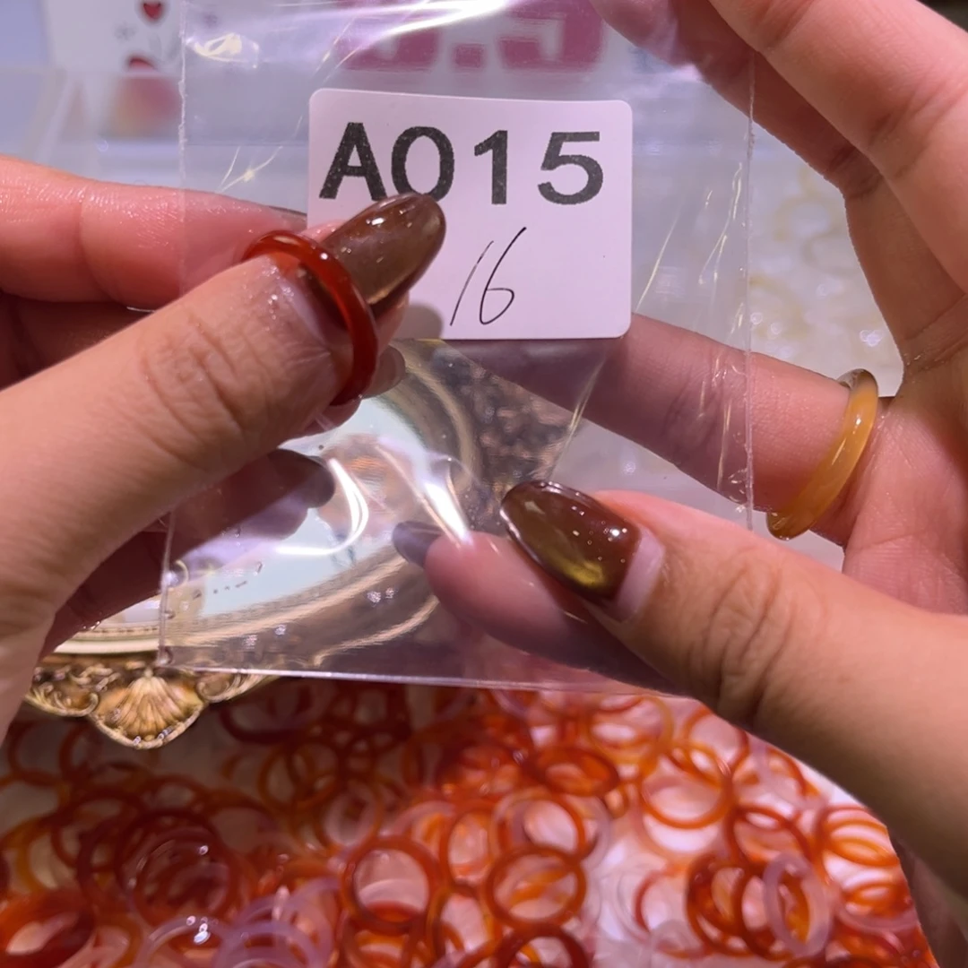 玛瑙/玉髓未镶嵌戒指015